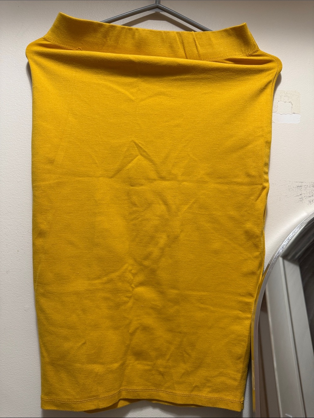Revamped Mustard Yellow Pencil Skirt